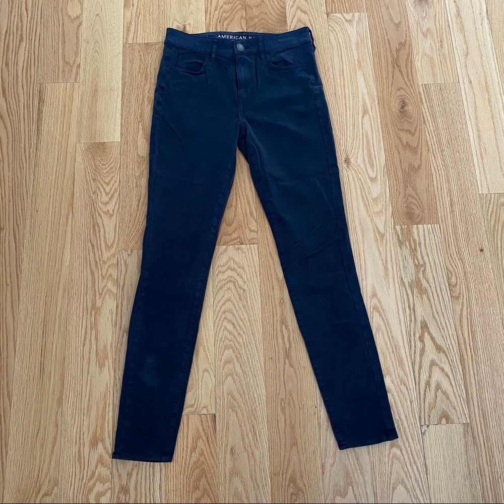 American Eagle hi-rise jegging in blue